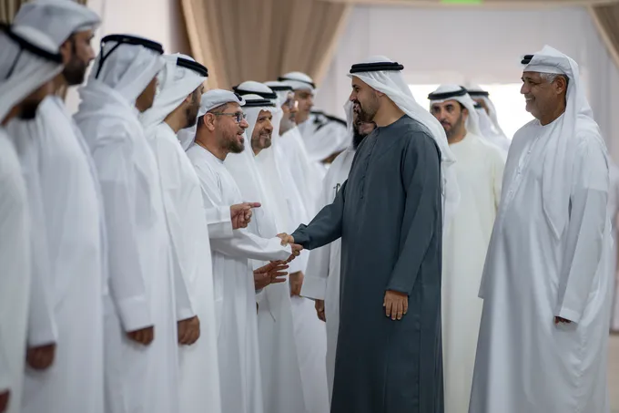 Theyab bin Mohamed bin Zayed offers condolences on the passing of martyr Saeed Ahmed Al Marri’s mother