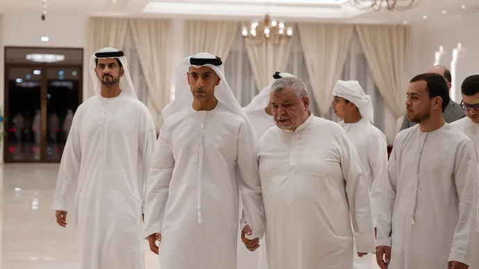Khalid bin Zayed offers condolences on the passing of Alaa Nader Mushtaha
