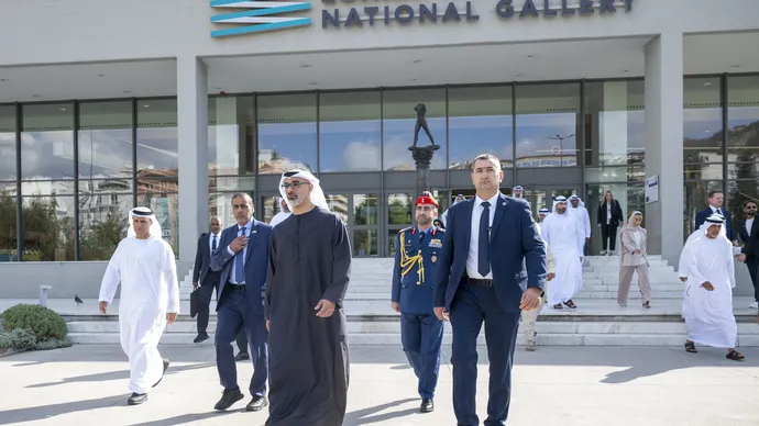 Crown Prince of Abu Dhabi visits National Gallery of Greece in Athens