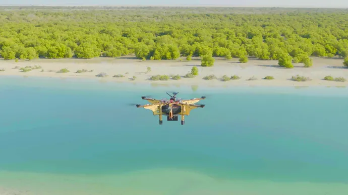 الدكتور سلطان الجابر يزرع شجرة القرم رقم 5 ملايين في غابة منطقة «النوف» في أبوظبي ضمن برنامج «أدنوك» لزراعة أشجار القرم