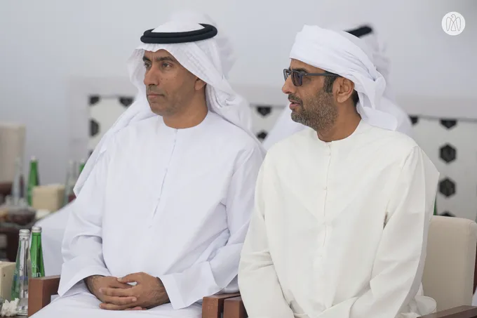 Hamdan bin Zayed crowns the winners of the 8th edition of the Dalma Historic Traditional Dhow Race, 60-foot category