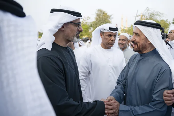 Khaled bin Mohamed bin Zayed attends Zayed Abdullah Al Hashmi wedding reception