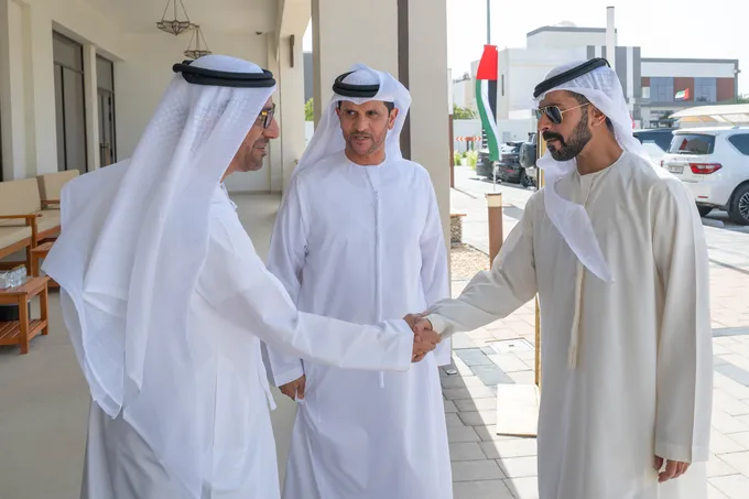 Khalifa bin Tahnoon bin Mohammed attends Omran Khaled Al Mazrouei wedding reception