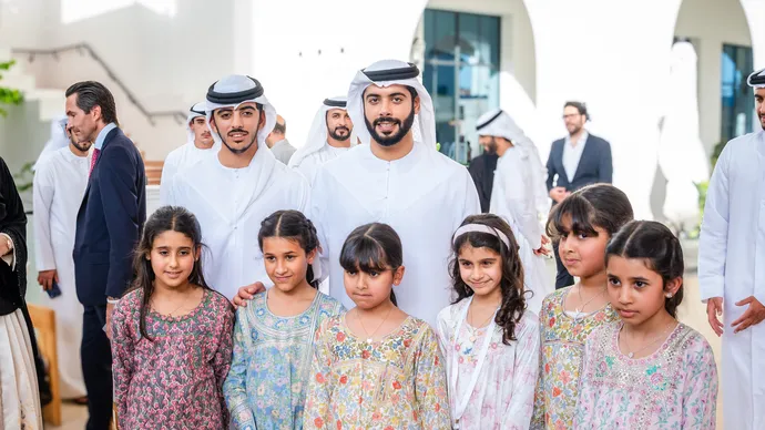 Under the patronage of Shamsa bint Hamdan bin Mohammed, Hazza bin Hamdan bin Zayed and Rashid bin Hamdan bin Zayed inaugurate Emirates Signature: Building Together exhibition