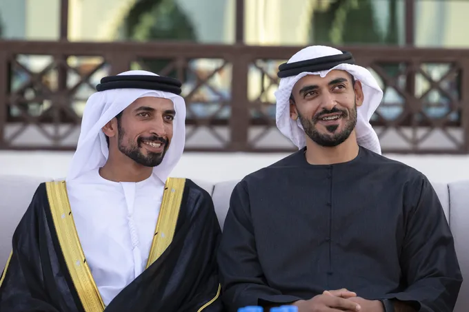 Zayed bin Mohamed bin Zayed attends Humaid Said Humaid Al Raqraqi Al Mazrouei wedding reception