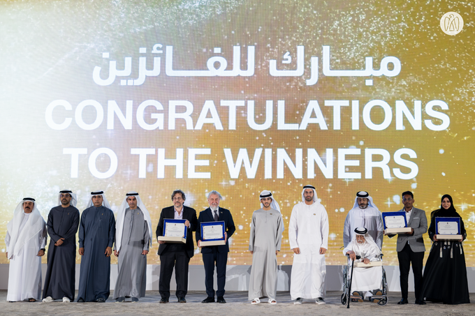 Under the patronage of Hamdan bin Zayed, Rashid bin Hamdan bin Zayed honours winners of Sard Al Thahab Award 2024