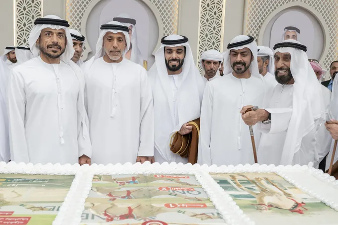 Khalifa bin Tahnoon bin Mohammed attends Al Ketbi weddings reception