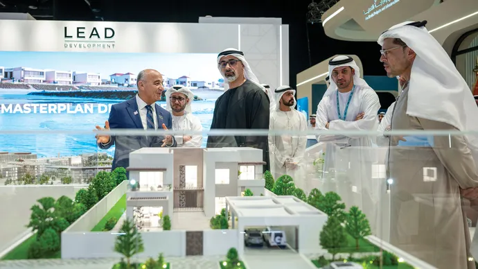 Khaled bin Mohamed bin Zayed attends Abu Dhabi Infrastructure Summit