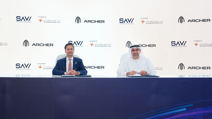 &quot;آرتشر للطيران&quot; تعلن عن اتفاقية إطارية مع مكتب أبوظبي للاستثمار لإطلاق خدمات التاكسي الطائر في الإمارات