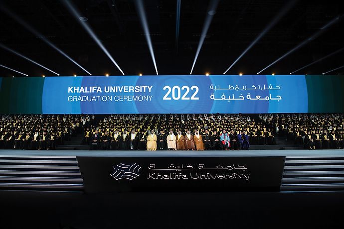 Under the patronage of Mohamed bin Zayed and in the presence of Saif bin Zayed.. Khalifa University graduation ceremony 2022 held for 1,191 students