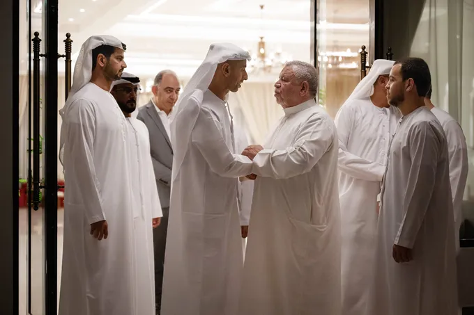 Khalid bin Zayed offers condolences on the passing of Alaa Nader Mushtaha