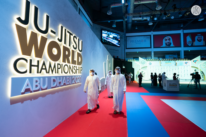 Khaled bin Mohamed bin Zayed attends opening ceremony of the World Jiu-Jitsu Championship in Abu Dhabi