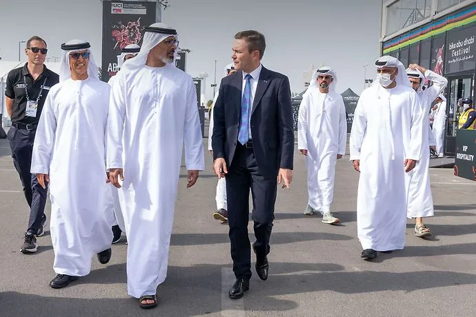 Khaled bin Mohamed bin Zayed attends inaugural Bike Abu Dhabi Festival