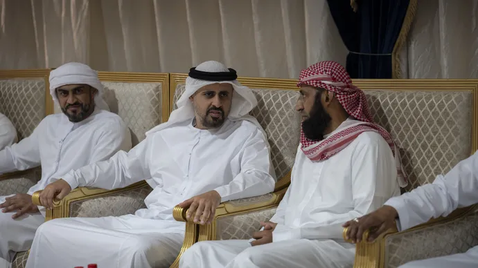 Theyab bin Mohamed bin Zayed offers condolences on the passing of martyr Ali Hasan Al Shehhi’s father