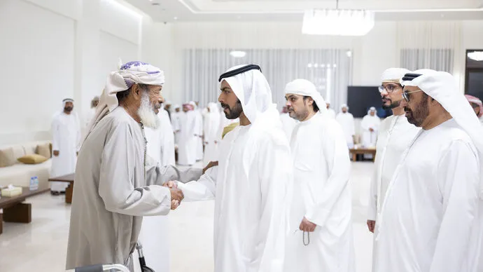 Khalifa bin Tahnoon bin Mohammed offers condolences on the passing of Abdullah Ahmed Al Hameeri