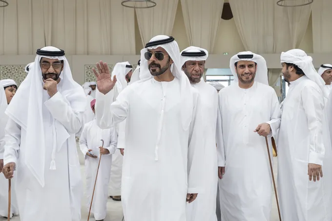 Khalifa bin Tahnoon bin Mohammed attends Al Ketbi weddings reception