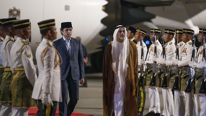 Khaled bin Mohamed bin Zayed arrives in Malaysia on official visit