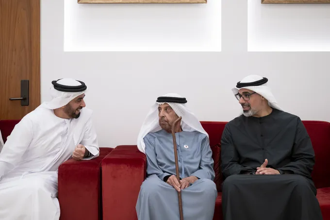Khaled bin Mohamed bin Zayed attends Zayed Abdullah Al Hashmi wedding reception