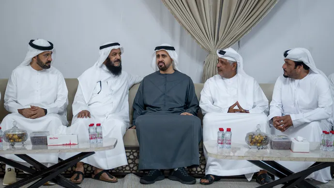 Theyab bin Mohamed bin Zayed offers condolences on the passing of martyr Saeed Ahmed Al Marri’s mother