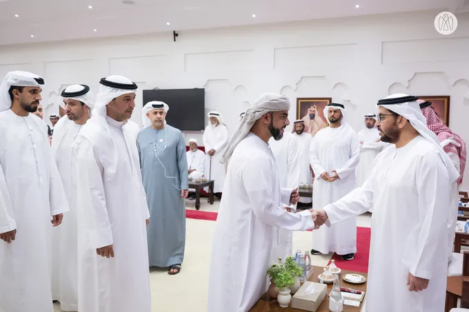 Hamdan bin Zayed receives well-wishers for holy month of Ramadan