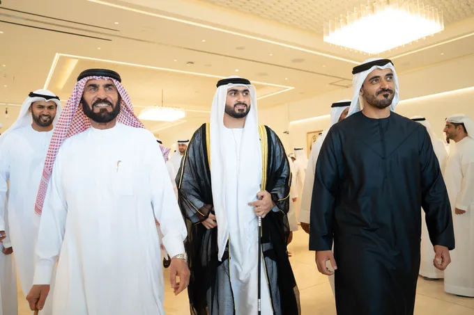 Zayed bin Mohamed bin Zayed attends Al Shehhi and Al Suwaidi wedding reception
