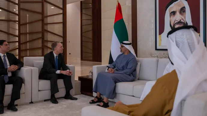 Khaled bin Mohamed bin Zayed meets CEO of asset and alternative investment management company Brookfield Corporation