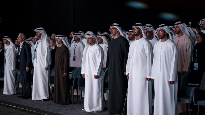 خالد بن محمد بن زايد  يشهد انطلاق فعاليات أسبوع أبوظبي المالي 2025