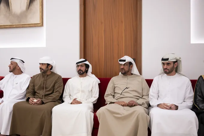 Khaled bin Mohamed bin Zayed attends Zayed Abdullah Al Hashmi wedding reception