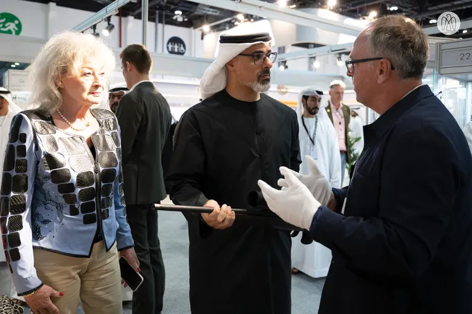 Khaled bin Mohamed bin Zayed visits Abu Dhabi International Hunting and Equestrian Exhibition (ADIHEX)