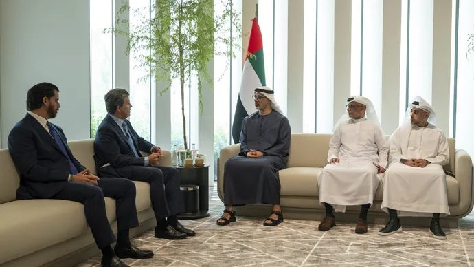 Khaled bin Mohamed bin Zayed meets Chairman of General Atlantic