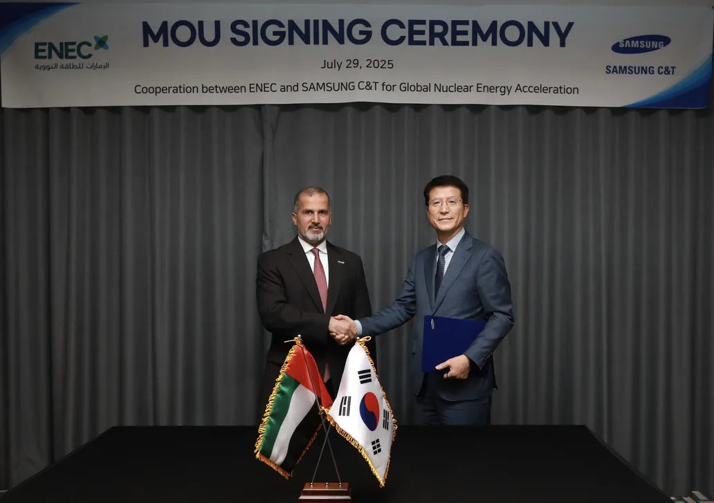 ENEC and Samsung C&T Corporation sign agreement to advance global nuclear energy collaboration