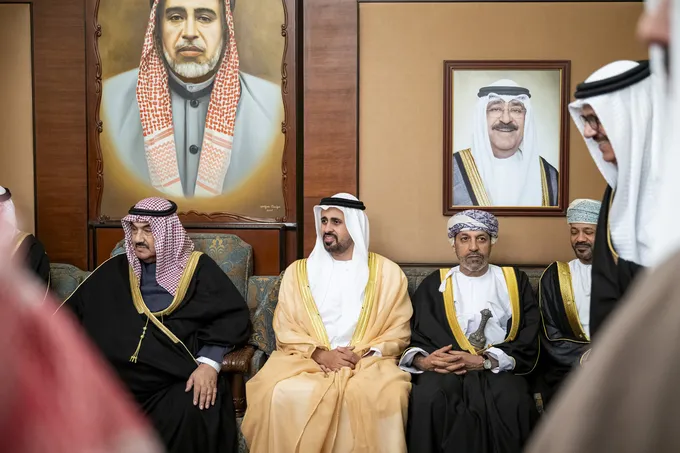 Theyab bin Mohamed bin Zayed attends Abdullah Fahad Al-Sabah marriage reception