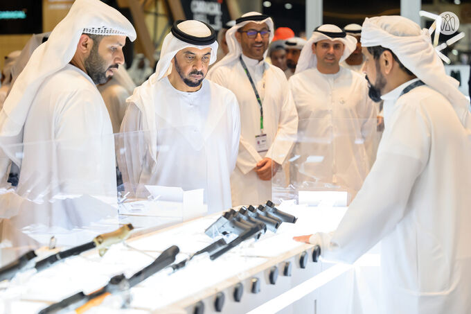 Hamdan bin Zayed visits ADIHEX 2023