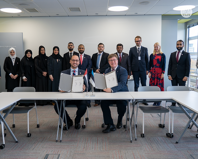 Statistics Centre - Abu Dhabi Delegation Visits Estonia to Exchange Experiences in Statistics and Research