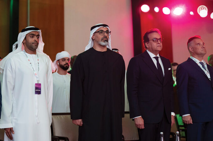 Khaled bin Mohamed bin Zayed attends opening ceremony of Abu Dhabi Global Health Week 2025
