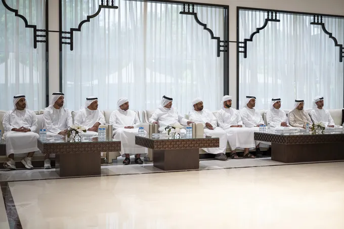 Hazza bin Zayed offers condolences on the passing of Aisha Rashed Al Dhaheri