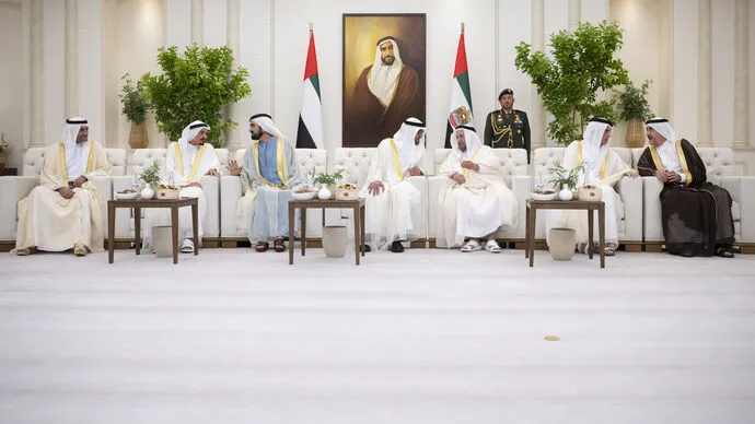 Highnesses exchanged greetings