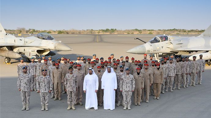 Hamdan bin Zayed visits Liwa Air Base