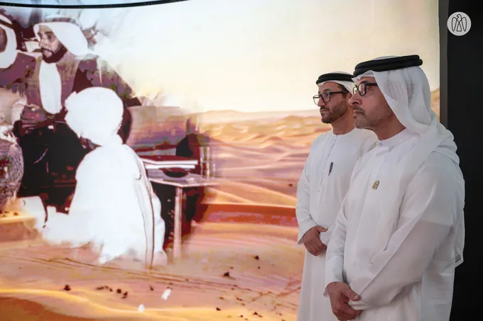 Hazza bin Zayed visits 23rd Abu Dhabi International Hunting and Equestrian Exhibition