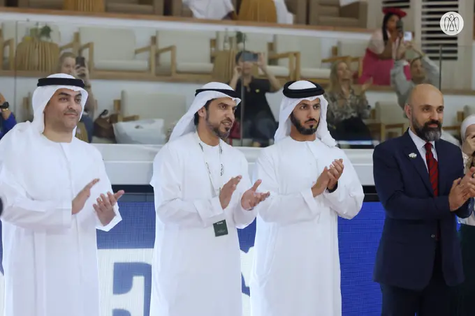 In the presence of Khalifa bin Tahnoon bin Mohammed, Zayed bin Hamad honours French rider Kevin Staut as winner of 14th UAE President’s Cup Showjumping Event