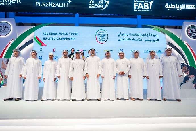 Khaled bin Mohamed bin Zayed attends Abu Dhabi World Professional Jiu-Jitsu Championship opening ceremony