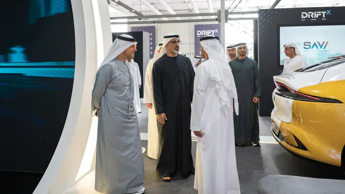 Khaled bin Mohamed bin Zayed attends second edition of DRIFTx exhibition