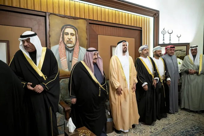 Theyab bin Mohamed bin Zayed attends Abdullah Fahad Al-Sabah marriage reception