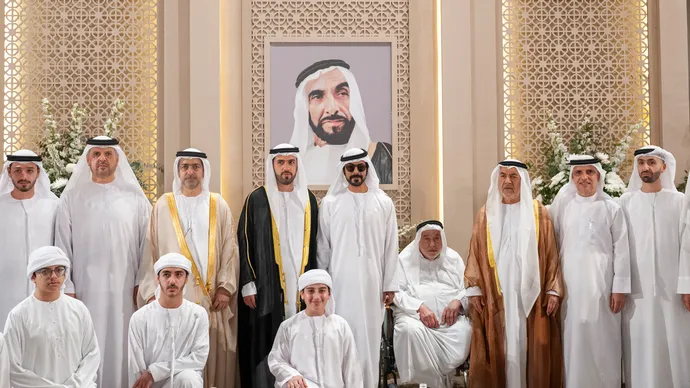 Khalifa bin Tahnoon bin Mohammed attends wedding reception of Mohamed Younis Haji Al Khoori