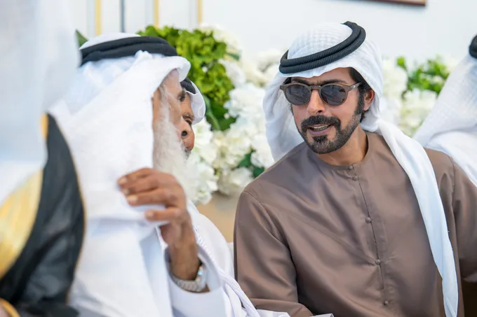 Khalifa bin Tahnoon bin Mohammed attends Al Rashdi family wedding reception