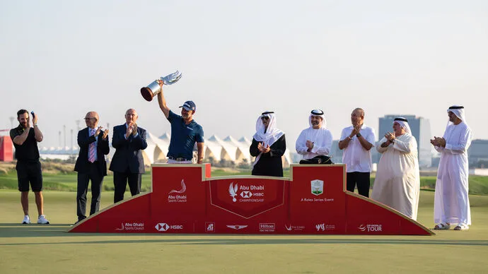 Nahyan bin Mubarak honours winner of Abu Dhabi HSBC Championship