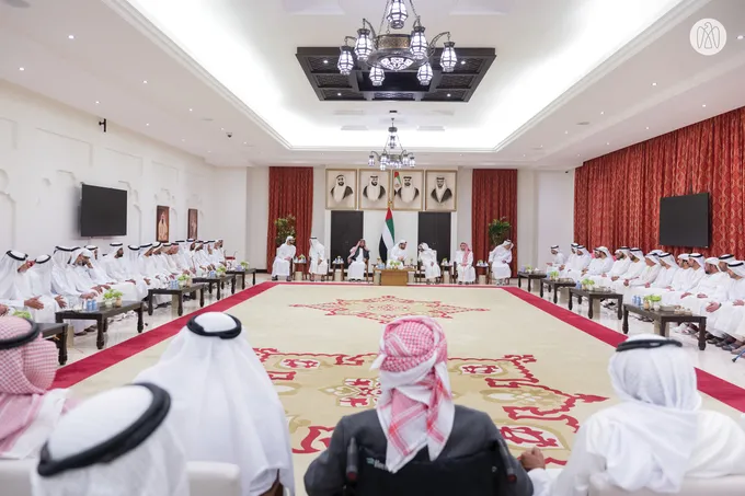 Hamdan bin Zayed receives well-wishers for holy month of Ramadan