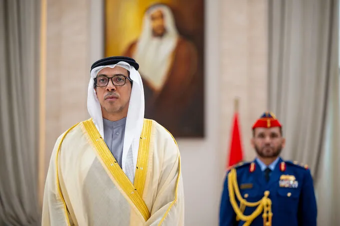 Mansour bin Zayed, Khaled bin Mohamed bin Zayed receive Crown Princes, sheikhs, well-wishers on Eid Al-Adha