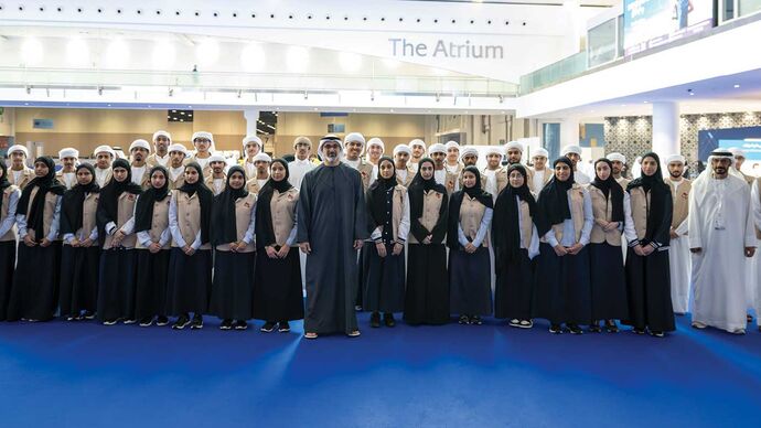 Khaled bin Mohamed bin Zayed attends EmiratesSkills National Competition