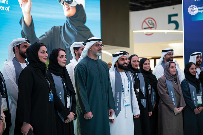 Khaled bin Mohamed bin Zayed tours pavilions at ADIPEC 2024